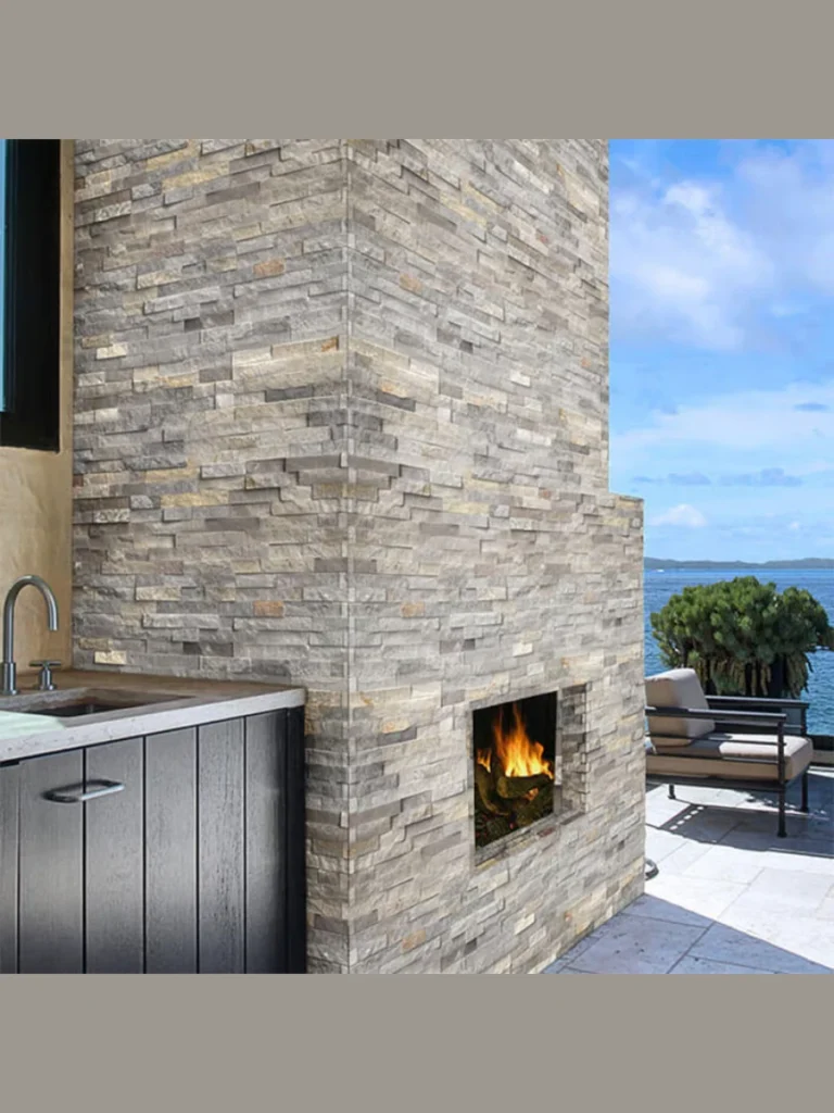 Stacked Quartzite Ledger Stone