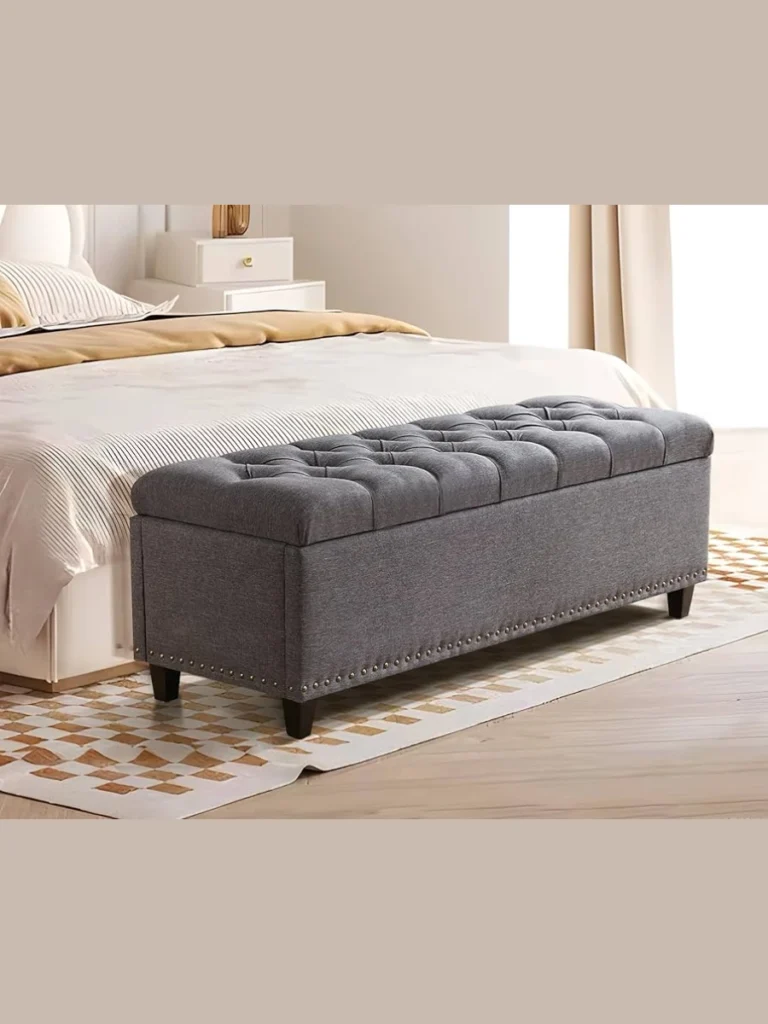 Storage Benches At The Foot Of The Bed