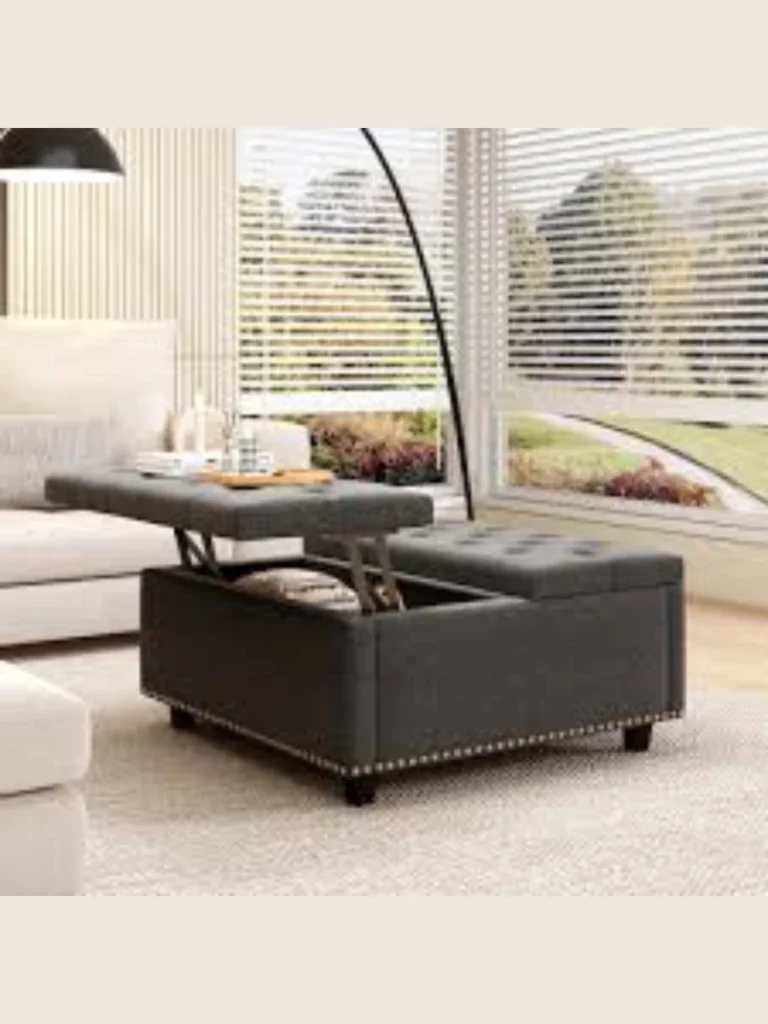 Storage Ottomans Instead Of Chairs