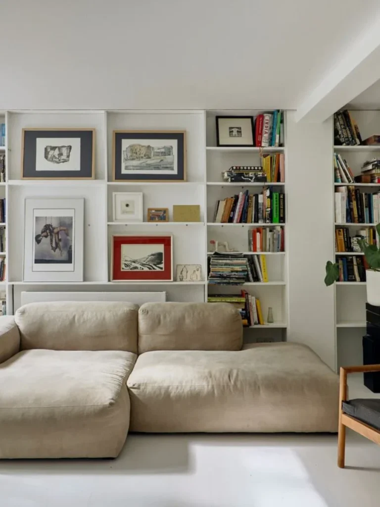 Styling Bookshelves with the Rule of Thirds