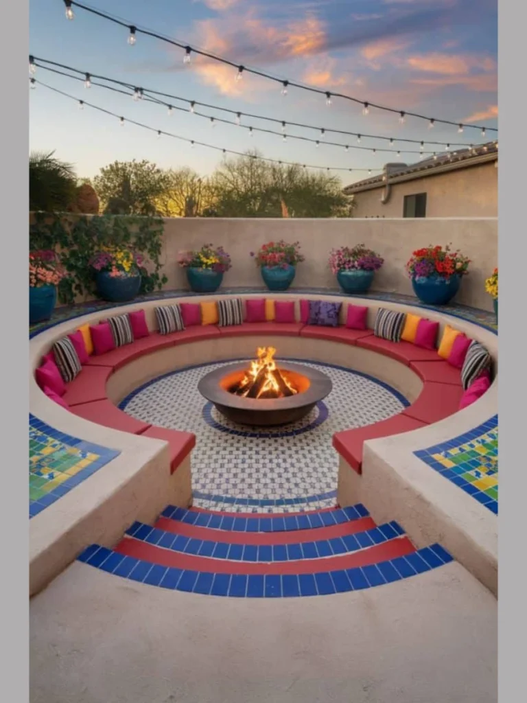 Sunken Conversation Pits with Central Hearths