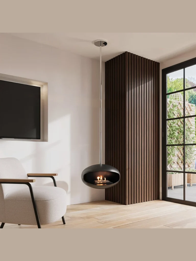 Sustainable Bioethanol Floating Fireplace