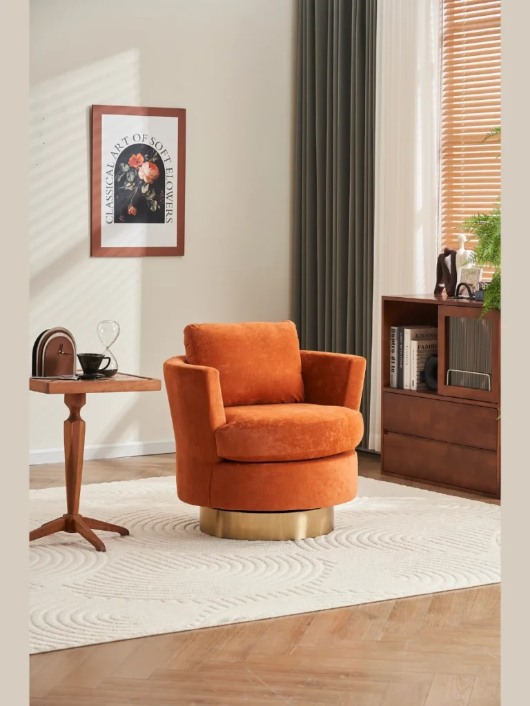 Swivel Barrel Accent Chairs