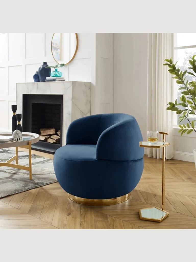 Swivel Barrel Chairs For Open Concept Living