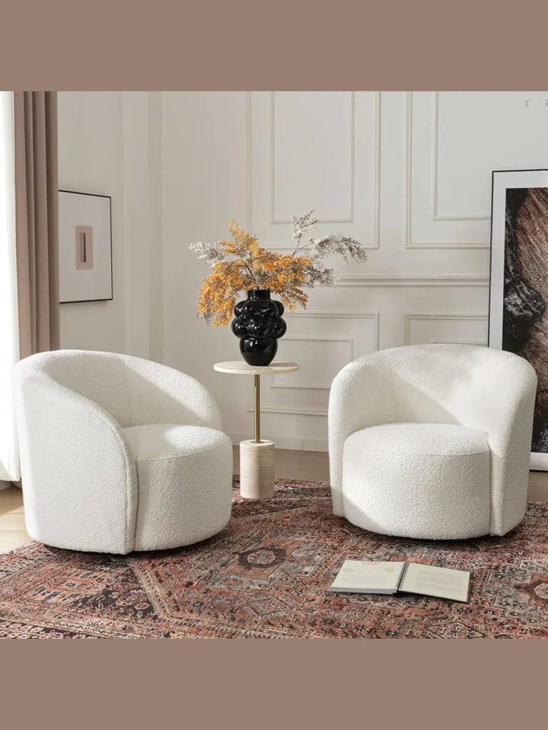 Swivel Barrel Chairs for Open Layouts