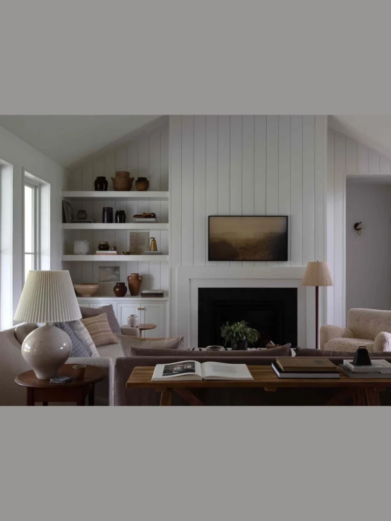 Symmetrical Built In Bookcases And Shelving