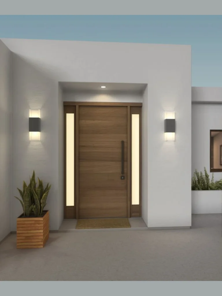 Symmetrical Wall Sconces for Balance