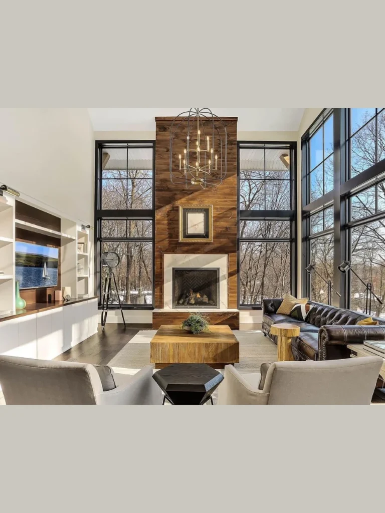 Tall Floor To Ceiling Windows For Maximum Light