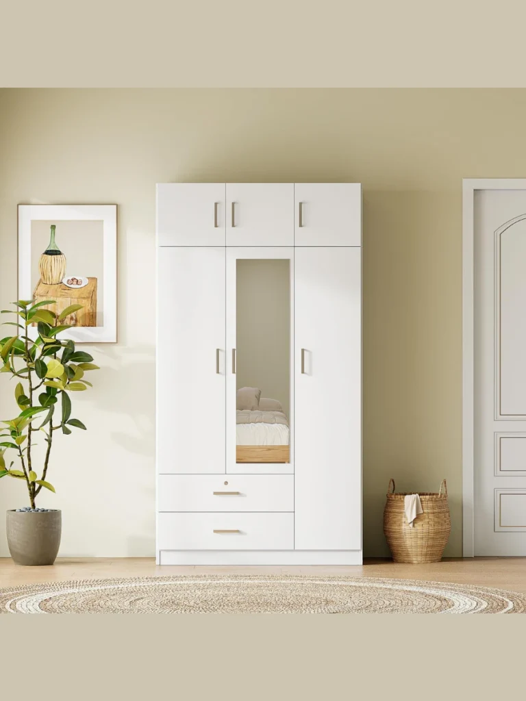 Tall Mirrored Wardrobe Cabinets