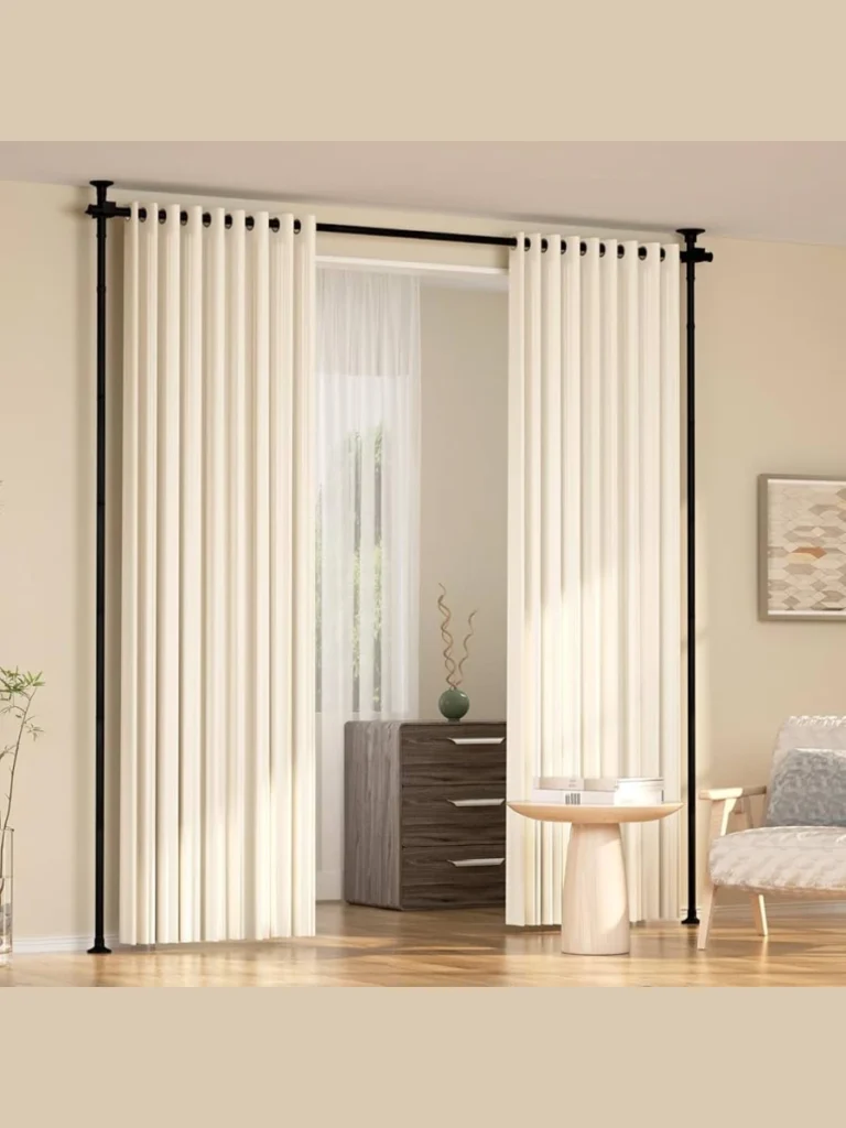 Tension Rod Sheer Curtains