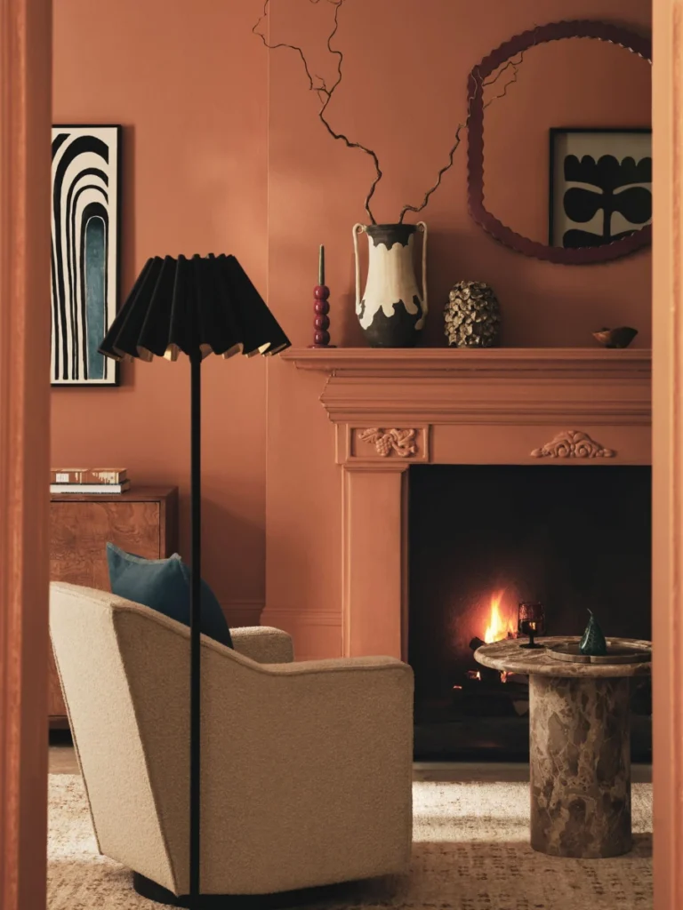 Terracotta Red for a Rustic Feel