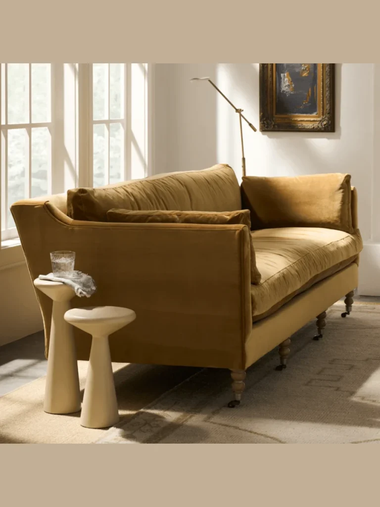 The Madeline Sofa for Vintage Glamour and Comfort