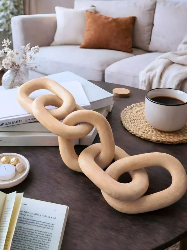 Thick Hand Carved Timber Chains