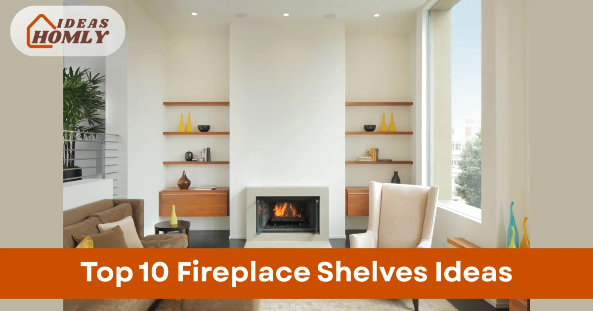 Fireplace Shelves Ideas