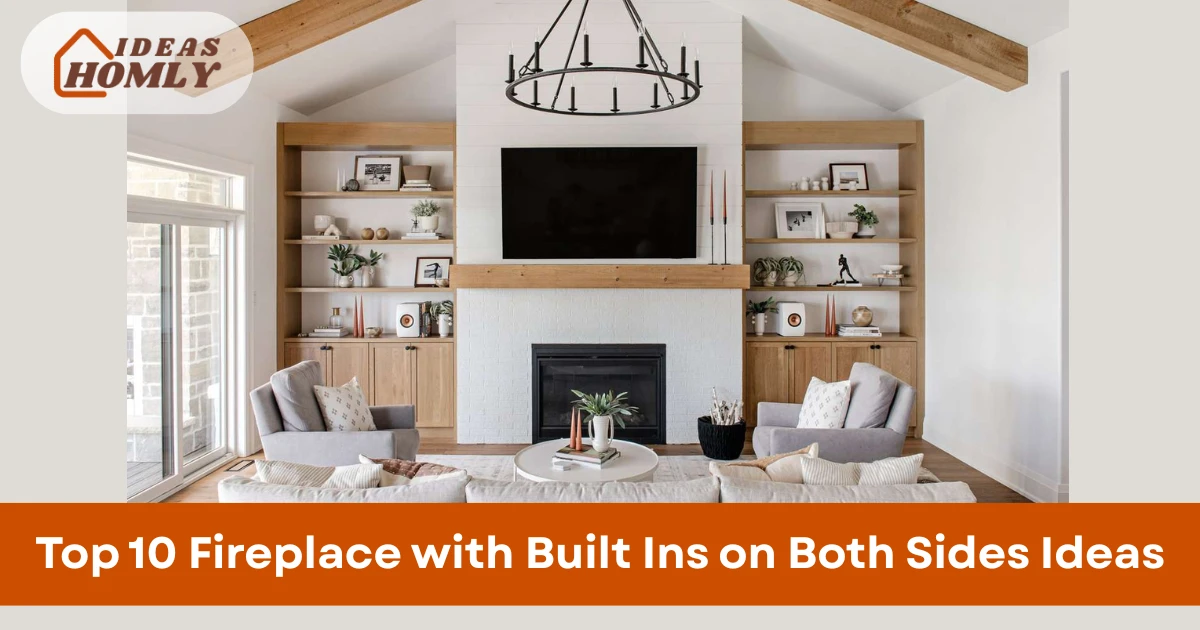 Fireplace with Built Ins on Both Sides Ideas