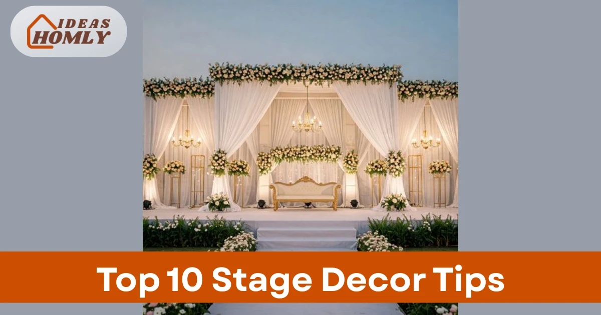 Stage Decor Tips