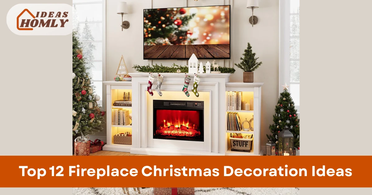 Fireplace Christmas Decoration Ideas