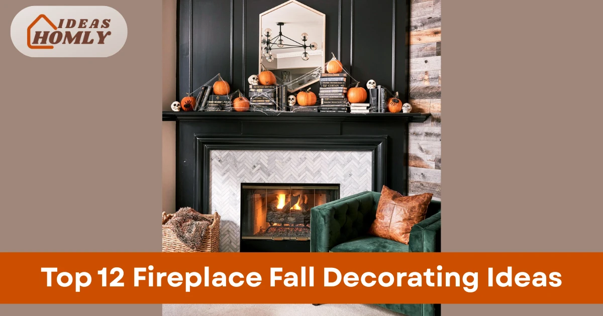 Fireplace Fall Decorating Ideas