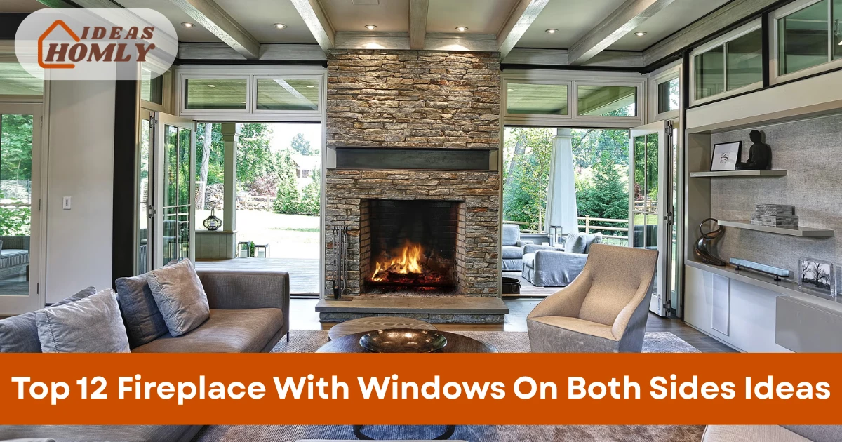 Fireplace With Windows On Both Sides Ideas