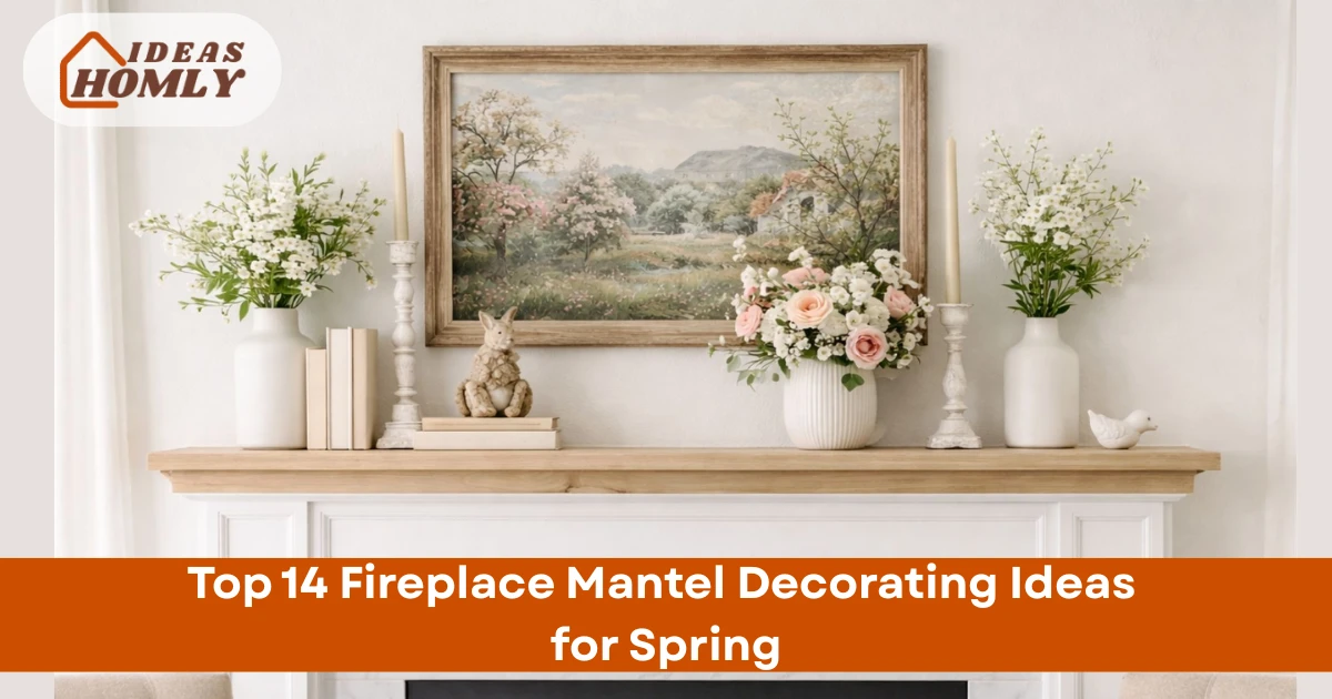 Fireplace Mantel Decorating Ideas for Spring