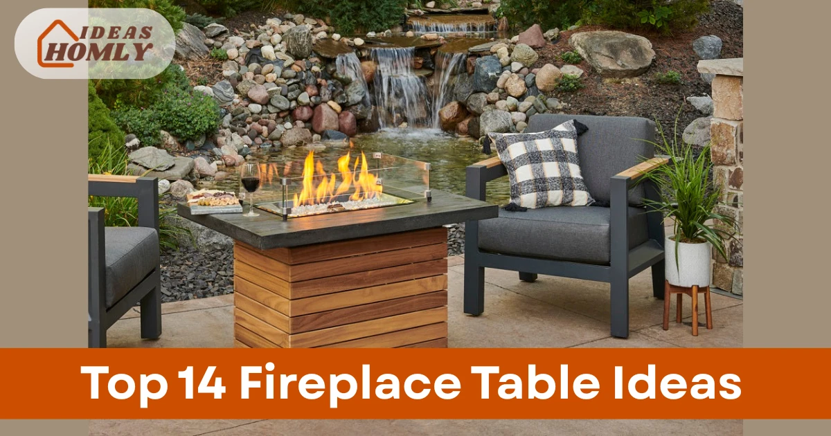 Fireplace Table Ideas