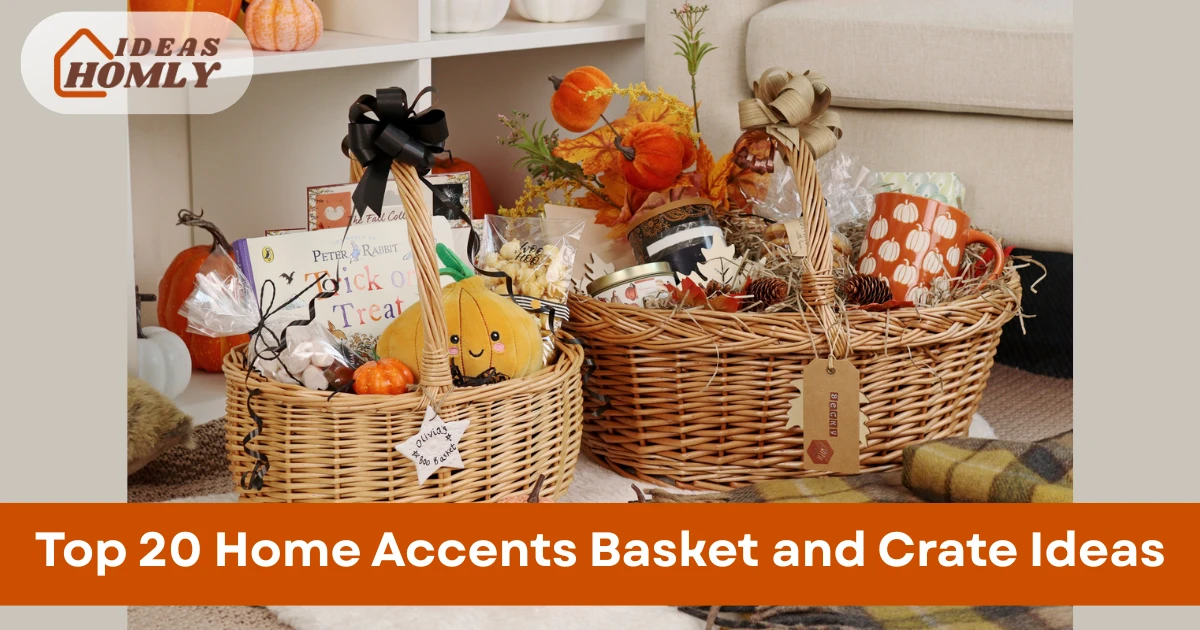 Home Accents Basket and Crate Ideas