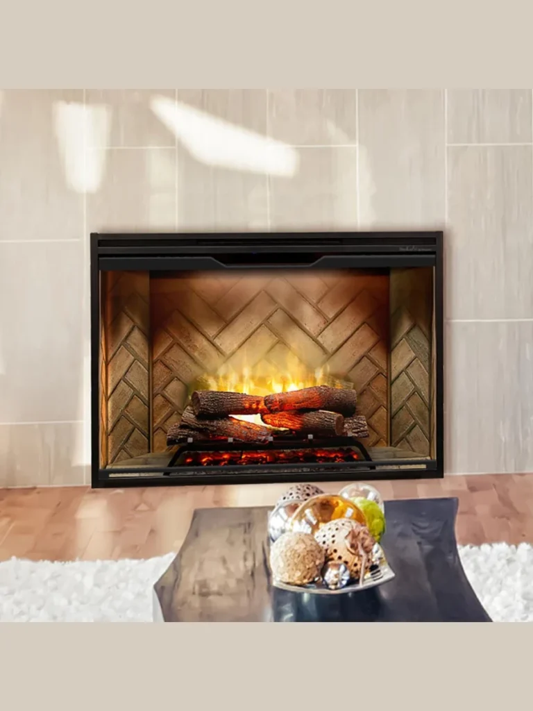 Traditional Herringbone Brick Firebox Liners