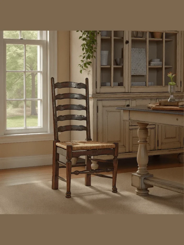 Traditional Ladderback Kitchen Chairs