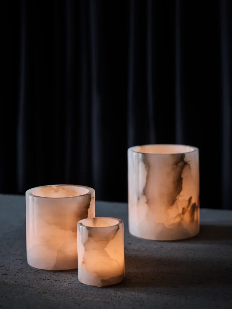 Translucent Alabaster Mantel Clouds