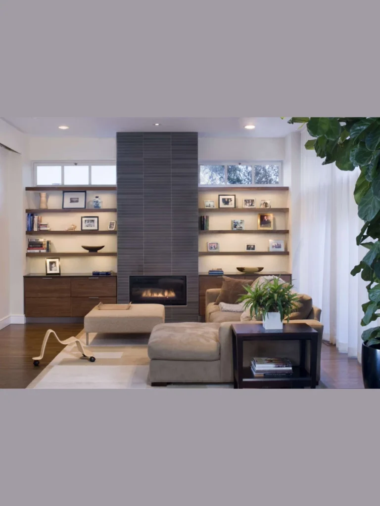Transom Windows Above Built-in Cabinetry Feel