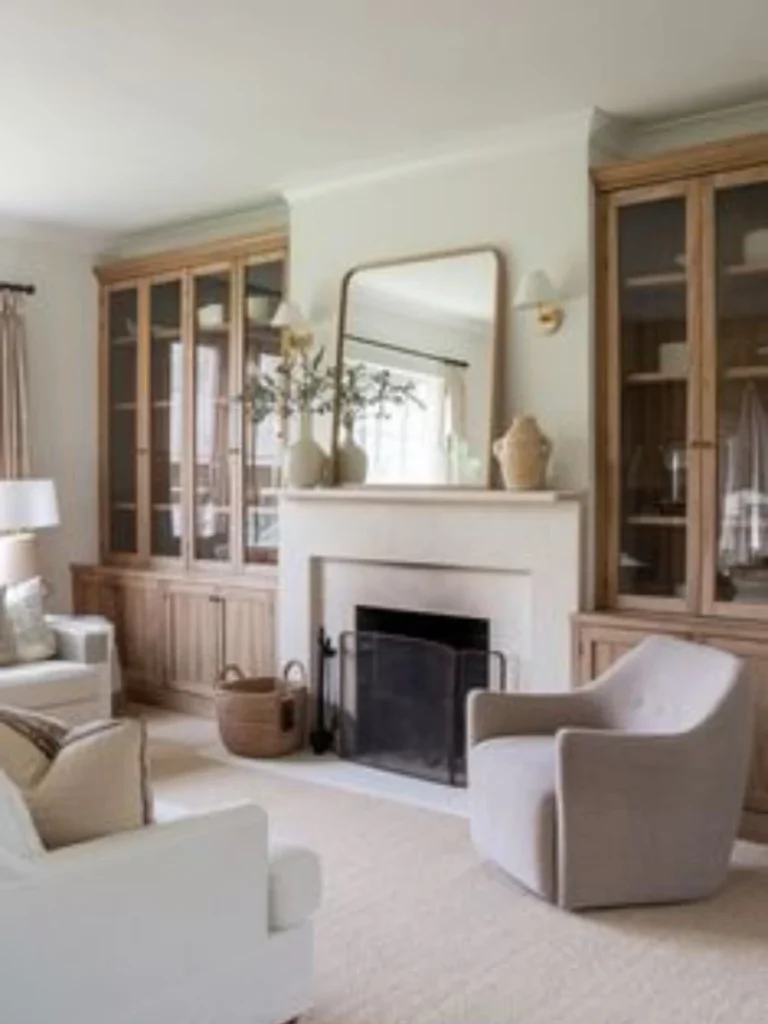 Transom Windows Above Side Cabinets