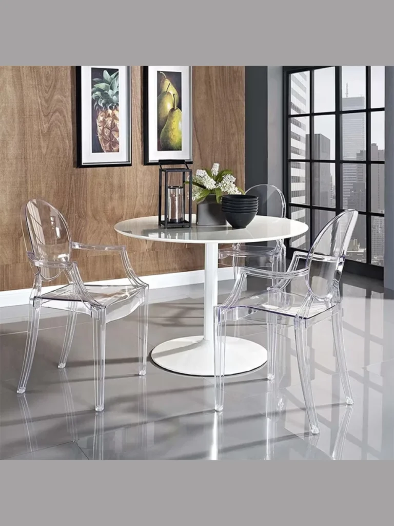 Transparent Acrylic Ghost Chairs For Small Spaces
