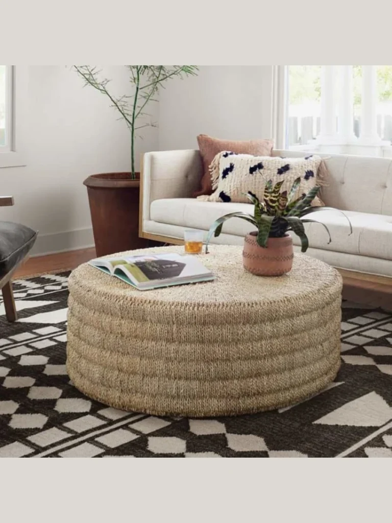 Twisted Jute Rope Coiled Blocks