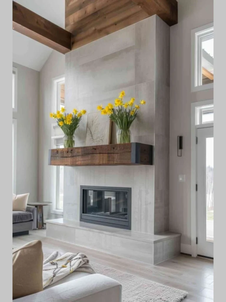 Two-Tone Contrast Mantel Combinations