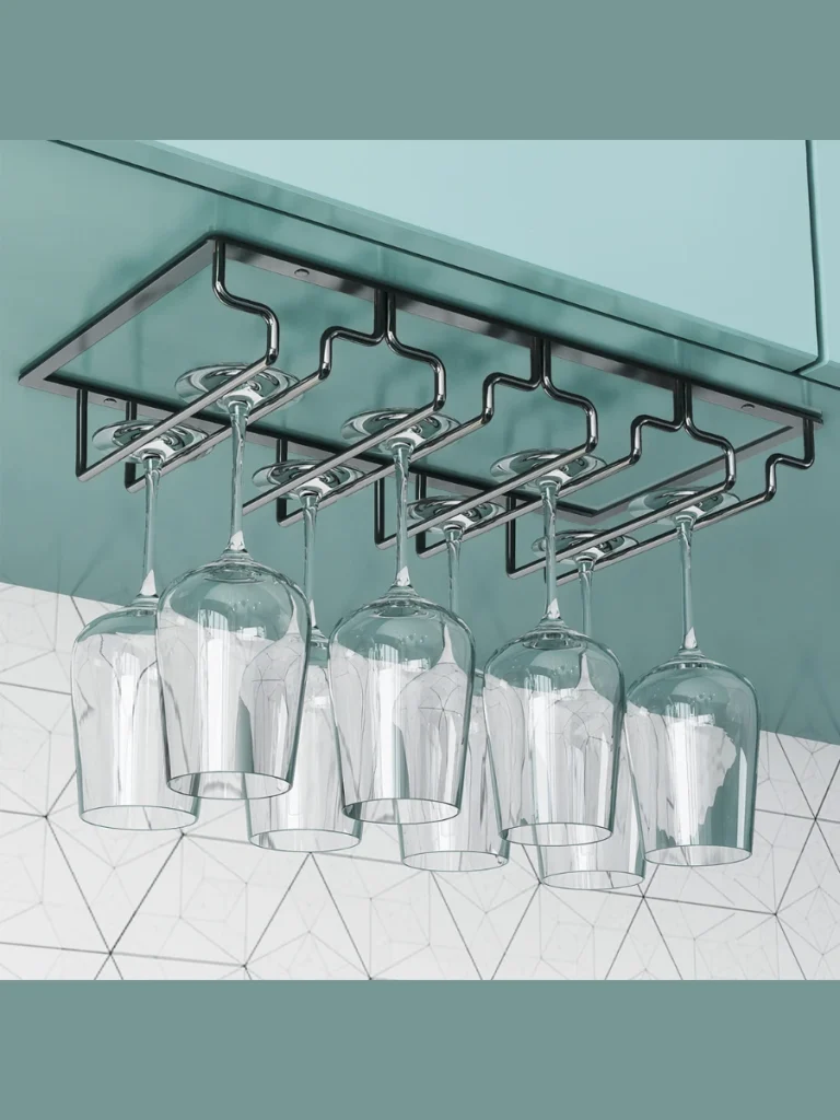 Under Shelf Hanging Glass Jars