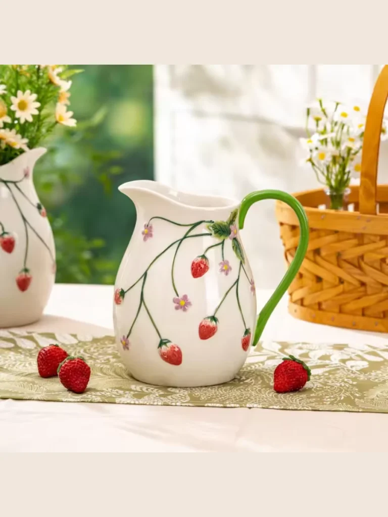Unglazed Ceramic Jugs for Empty Media Corners