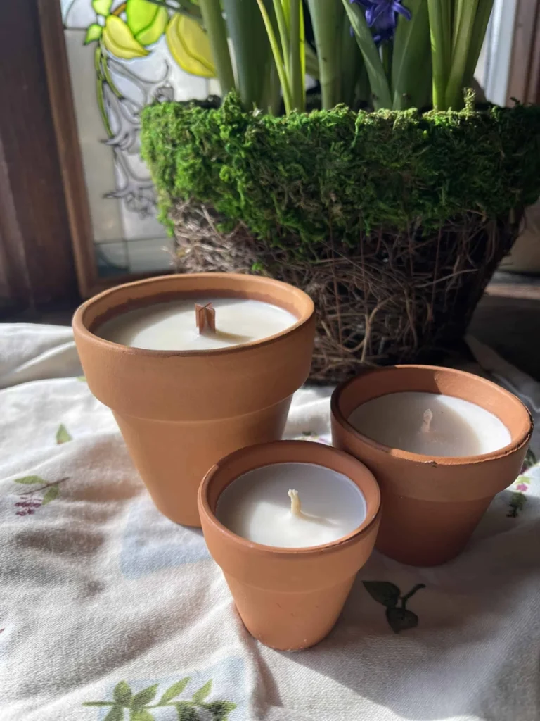 Unpolished Terracotta Clay Votive Pots