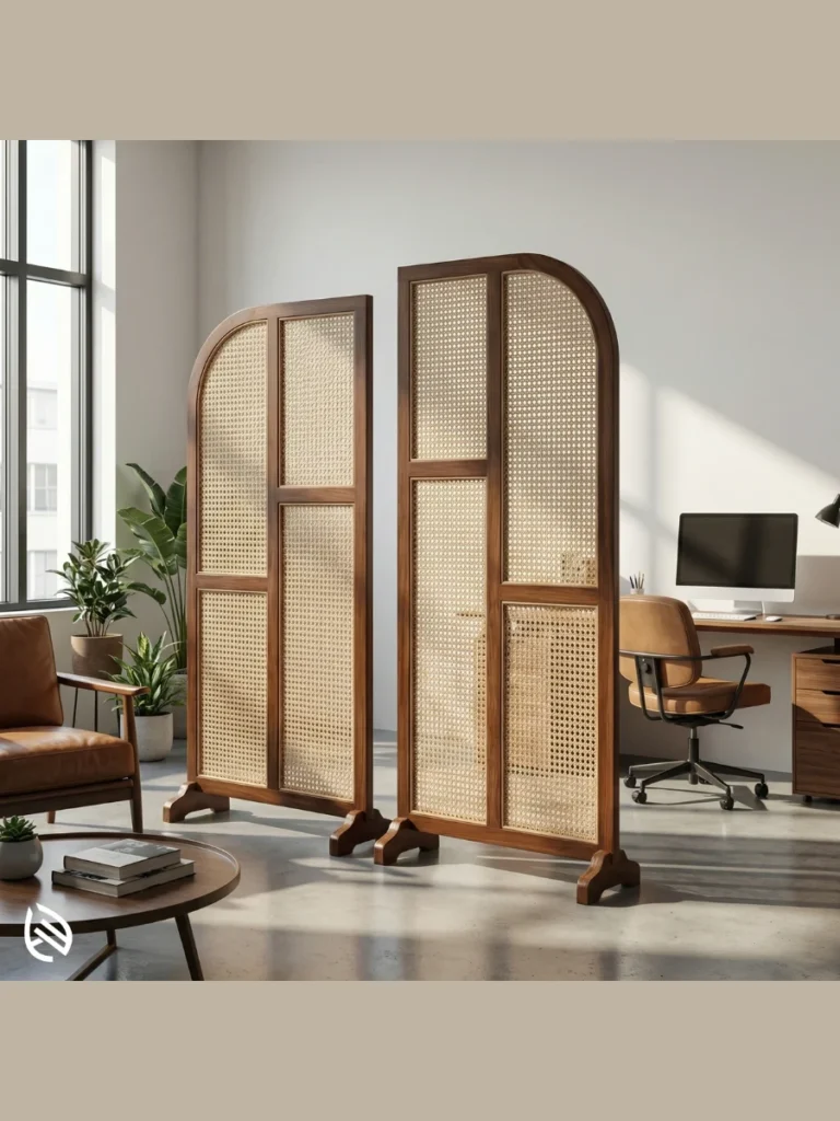 Rattan Privacy Screens For Flexible Room Division