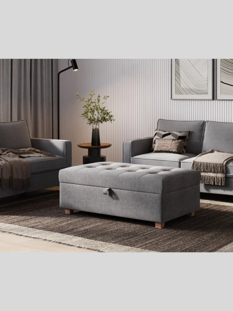 Upholstered Storage Ottomans