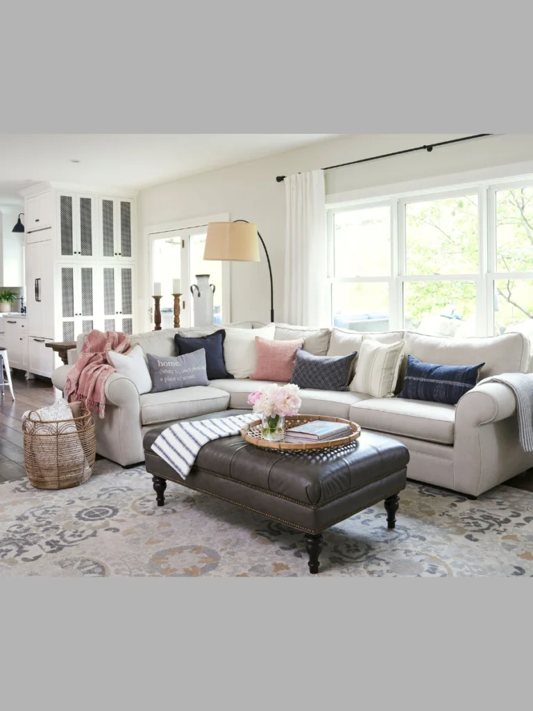 Utilizing Ottoman Trays for Extra Surface
