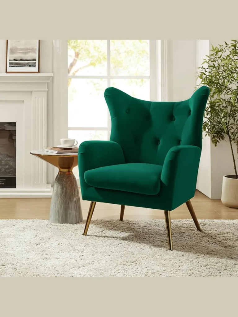 Velvet Wingback Chairs For Cozy Reading Nooks