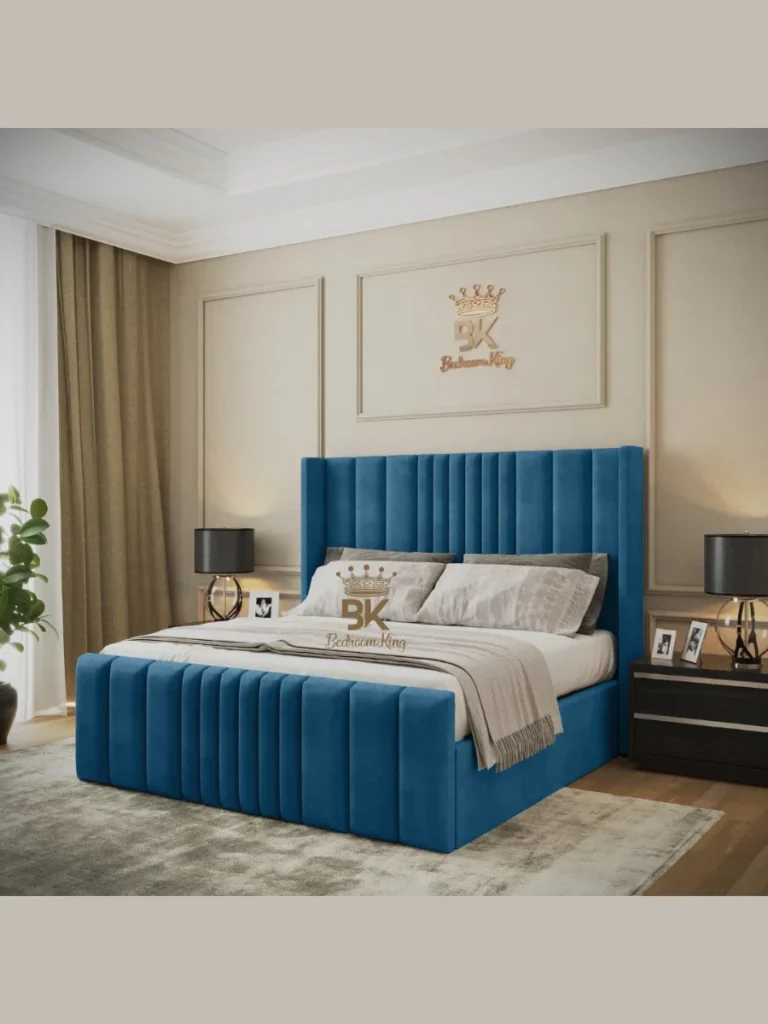 Velvet Wingback Headboard Frames