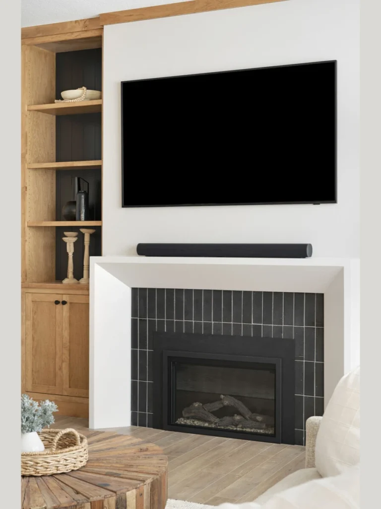 Vertical Stacked Subway Tile for Height