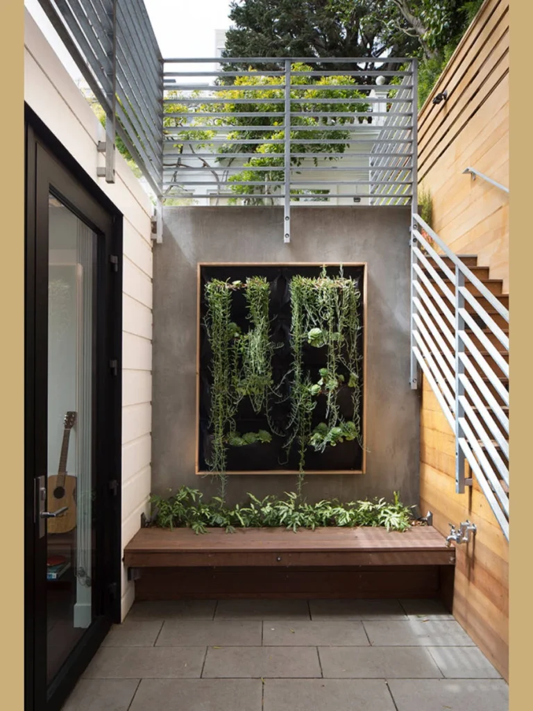 Vertical Wall Gardens as Living Artistic Displays