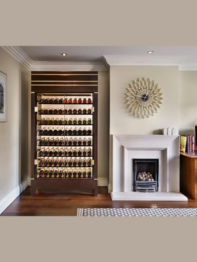 Vintage Wine Rack for a Sophisticated Tasting Zone