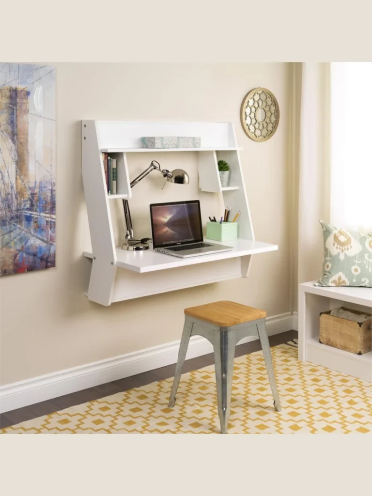 Wall Mounted Floating Desks For Minimalist Spaces
