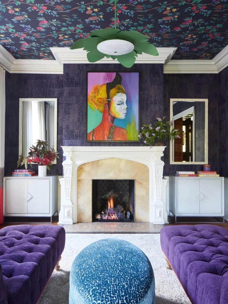 Wallpaper Backdrops for a Bold Pop of Pattern Wall