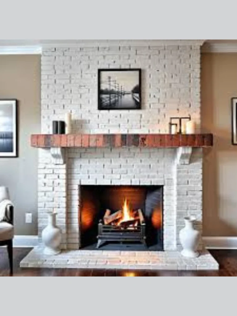 Whitewash the Brick for a Breezy Look