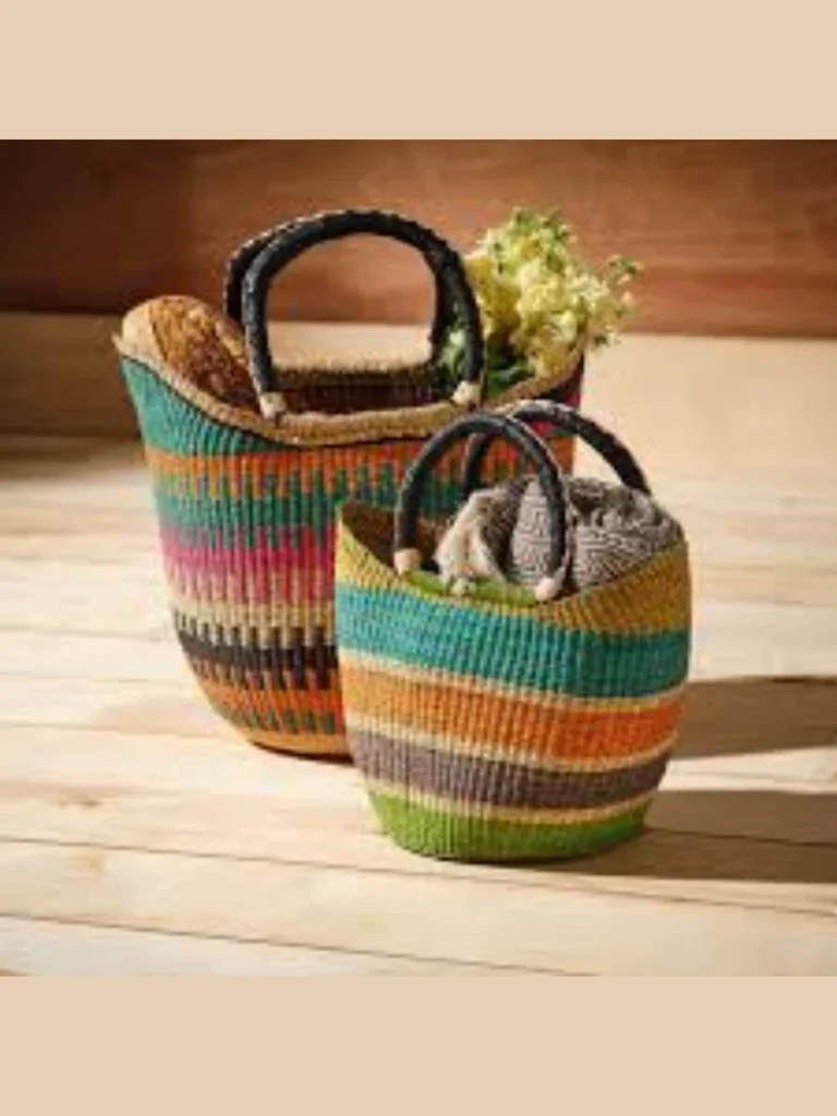 Wild Elephant Grass Market Totes