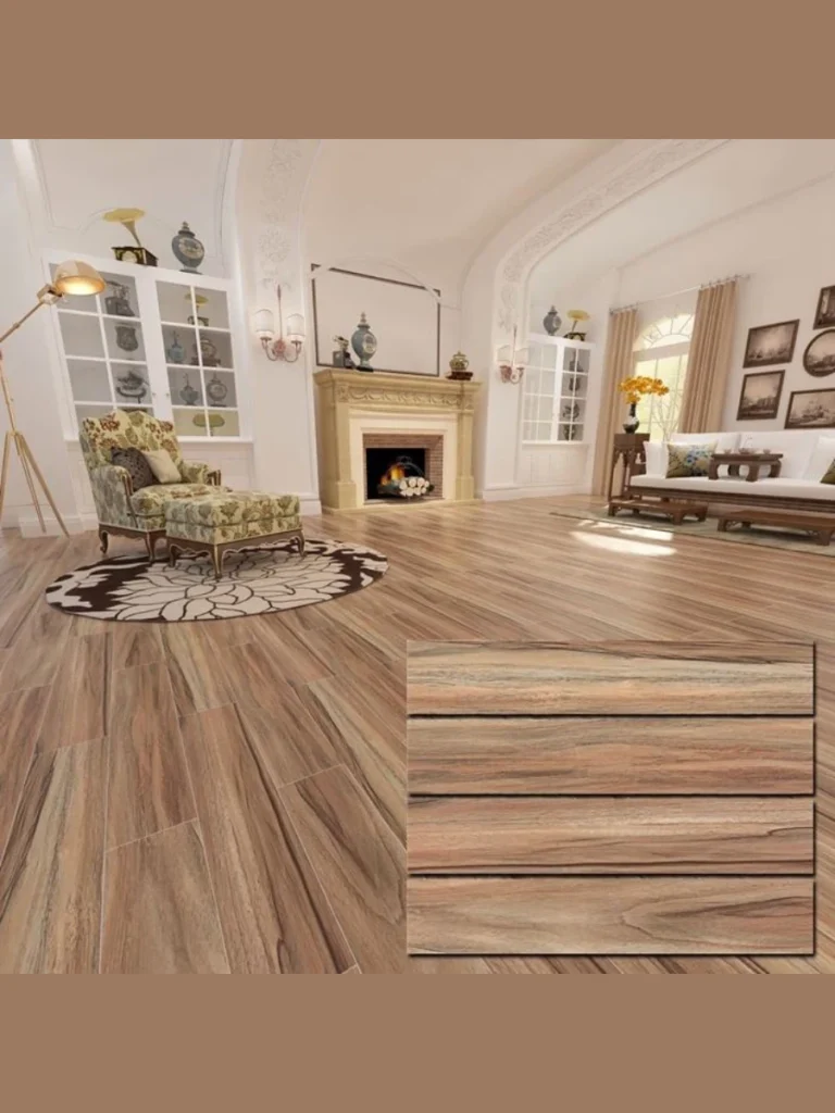 Wood Look Plank Tiles for Rustic Heat